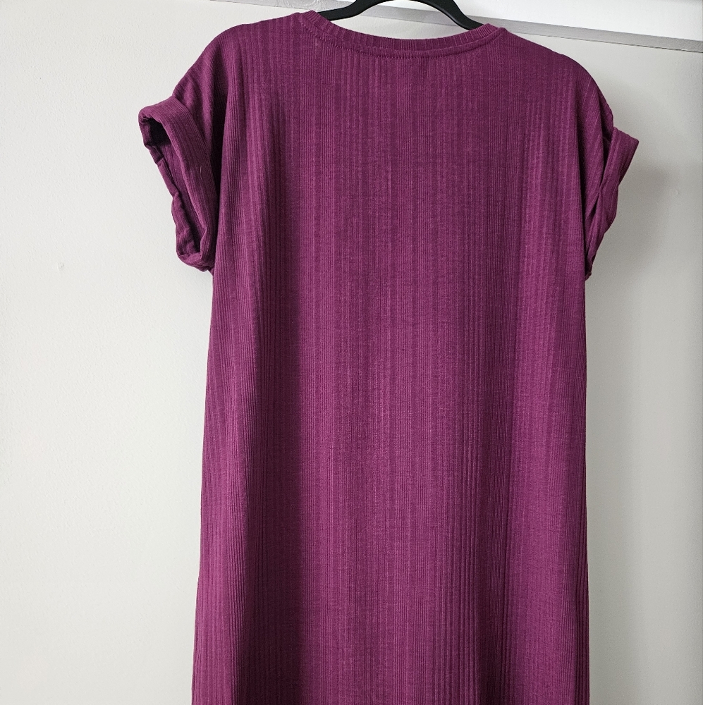 LuLaRoe Deep Purple Midi Dress